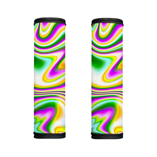 Abstract Holographic Liquid Trippy Print Handle Covers
