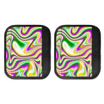 Abstract Holographic Liquid Trippy Print Handle Covers