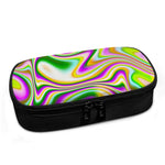 Abstract Holographic Liquid Trippy Print Insulin Cooler Travel Case