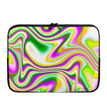 Abstract Holographic Liquid Trippy Print Laptop Sleeve