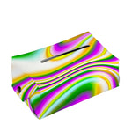 Abstract Holographic Liquid Trippy Print Rectangle Tissue Box Cover