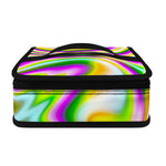 Abstract Holographic Liquid Trippy Print Small Lunch Bag
