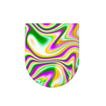 Abstract Holographic Liquid Trippy Print Toilet Lid Cover