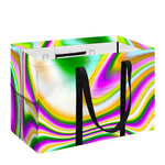 Abstract Holographic Liquid Trippy Print Utility Tote Bag