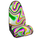 Abstract Holographic Liquid Trippy Print Waterproof Car Seat Cover