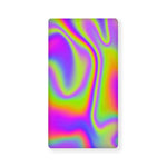 Abstract Holographic Trippy Print Baby Crib Sheet