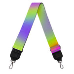 Abstract Holographic Trippy Print Bag Strap