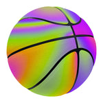Abstract Holographic Trippy Print Basketball