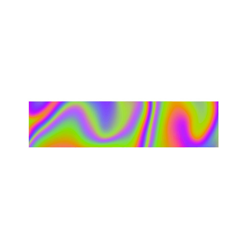 Abstract Holographic Trippy Print Bed Runner