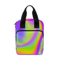 Abstract Holographic Trippy Print Bible Tote Bag