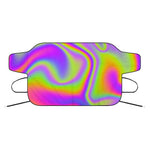 Abstract Holographic Trippy Print Car Windshield Snow Cover