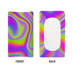 Abstract Holographic Trippy Print Changing Pad Cover