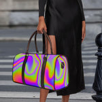 Abstract Holographic Trippy Print Duffle Bag