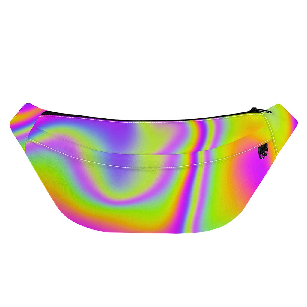 Abstract Holographic Trippy Print Fanny Pack