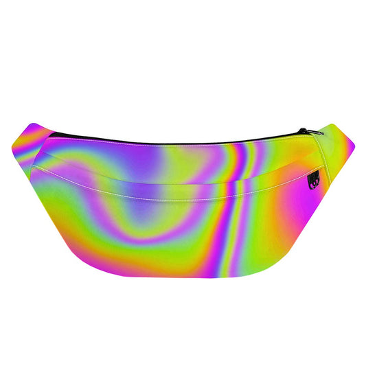 Abstract Holographic Trippy Print Fanny Pack