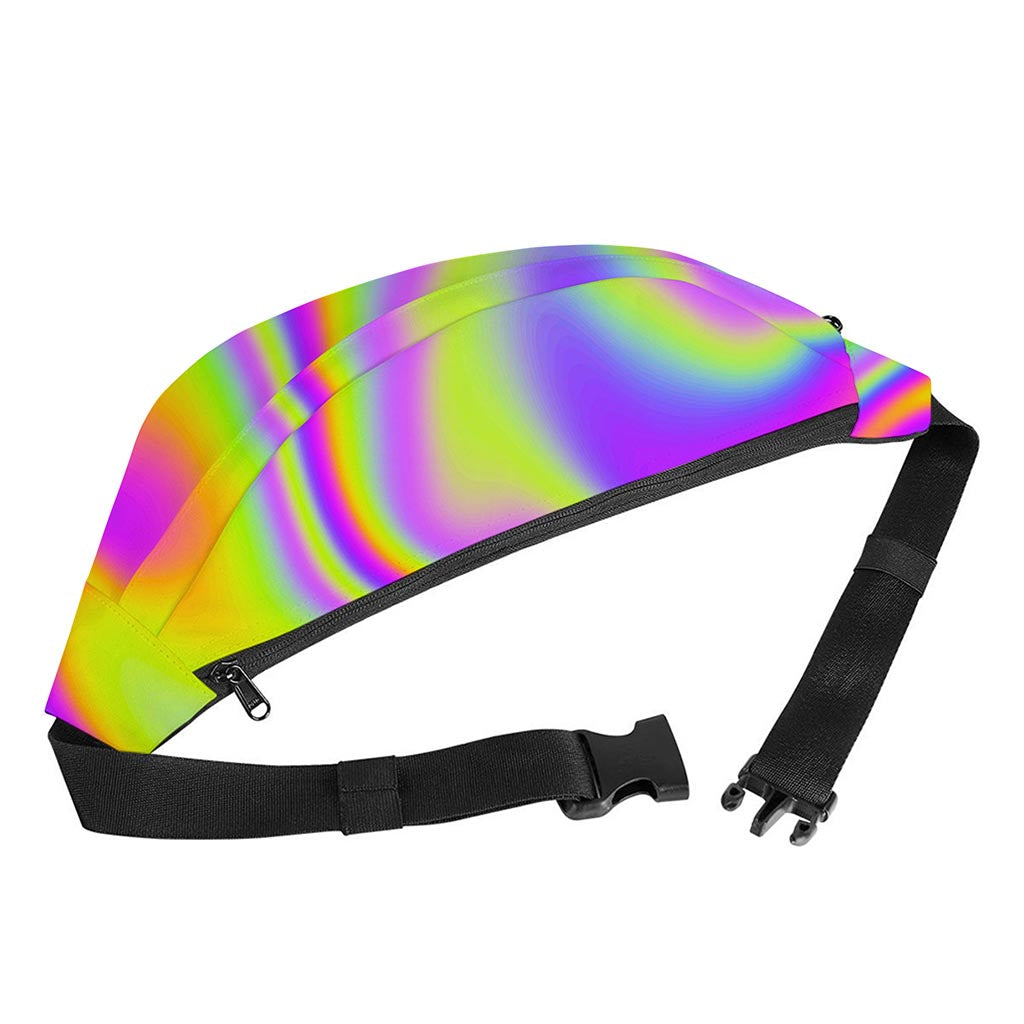 Abstract Holographic Trippy Print Fanny Pack