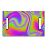 Abstract Holographic Trippy Print Golf Cart Seat Cover
