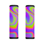 Abstract Holographic Trippy Print Handle Covers