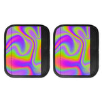 Abstract Holographic Trippy Print Handle Covers