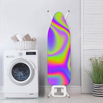Abstract Holographic Trippy Print Ironing Board Cover