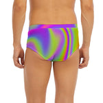 Abstract Holographic Trippy Print Men's Briefs