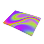 Abstract Holographic Trippy Print Pet Cooling Mat Cover