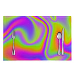 Abstract Holographic Trippy Print Placemat
