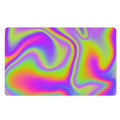 Abstract Holographic Trippy Print Polyester Doormat