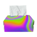 Abstract Holographic Trippy Print Rectangle Tissue Box Cover