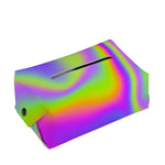 Abstract Holographic Trippy Print Rectangle Tissue Box Cover