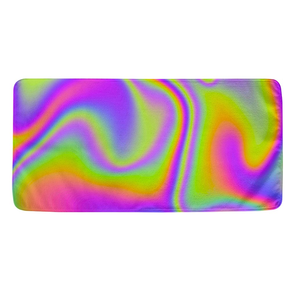 Abstract Holographic Trippy Print Towel