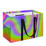 Abstract Holographic Trippy Print Utility Tote Bag
