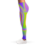 Abstract Holographic Trippy Print Women's Leggings