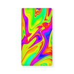 Abstract Liquid Trippy Print Baby Crib Sheet