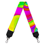 Abstract Liquid Trippy Print Bag Strap