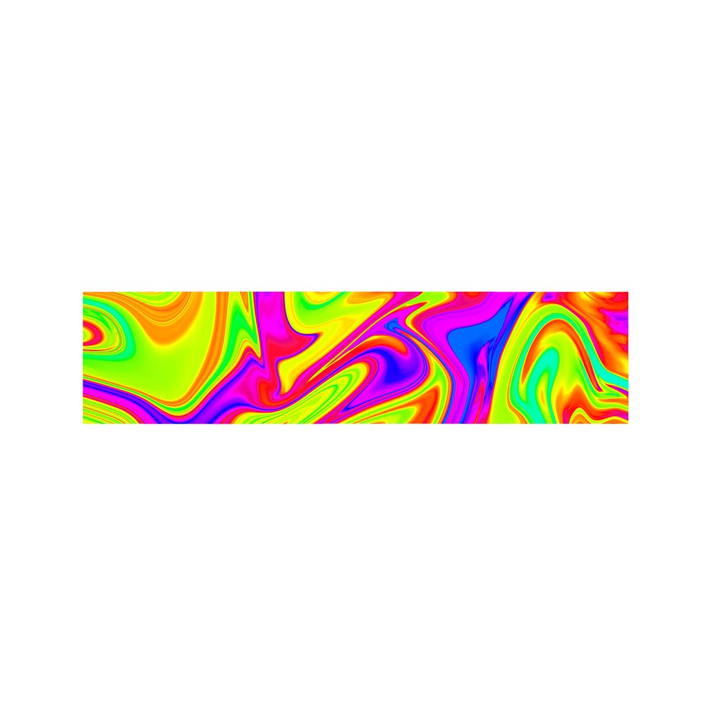 Abstract Liquid Trippy Print Bed Runner