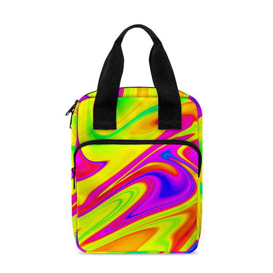 Abstract Liquid Trippy Print Bible Tote Bag