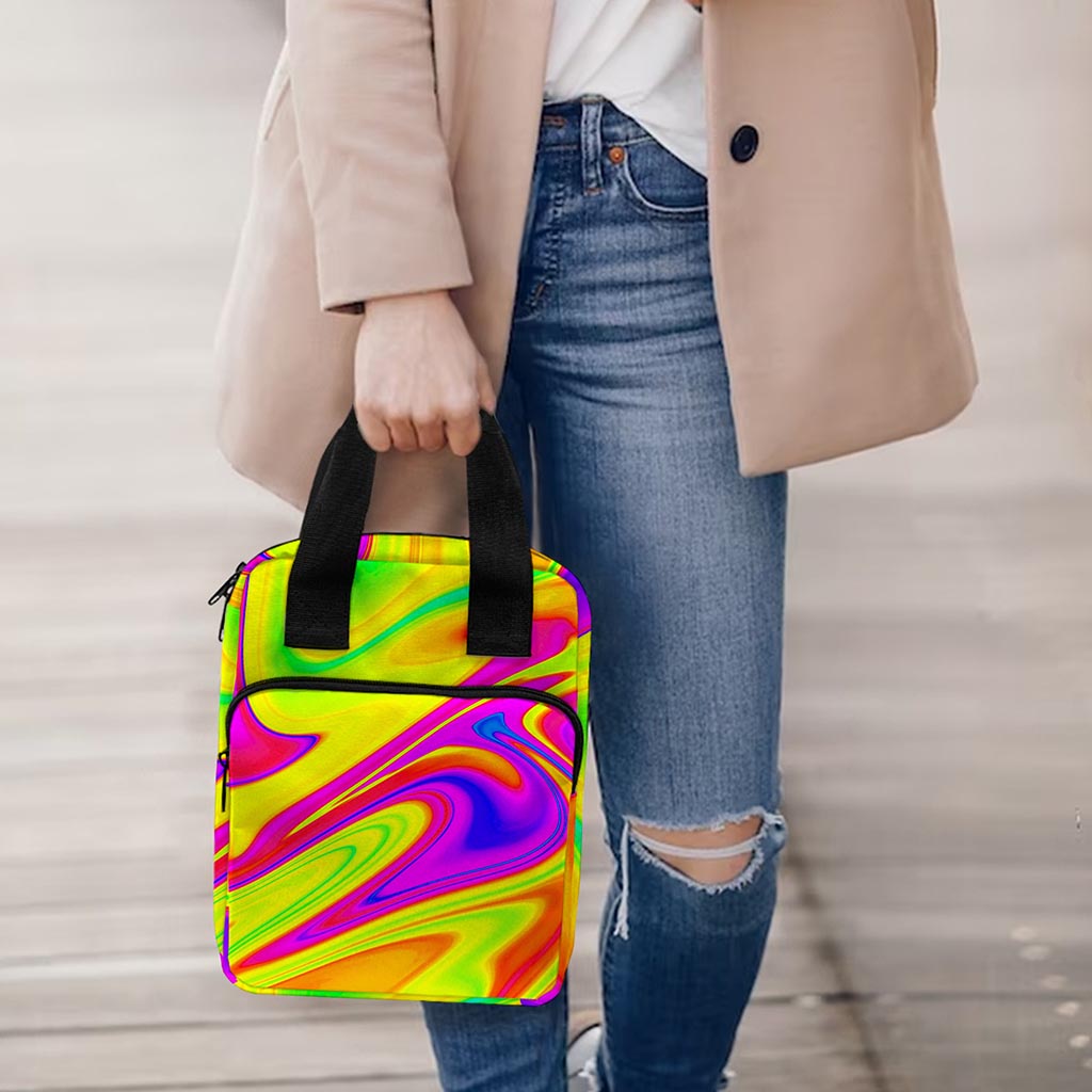 Abstract Liquid Trippy Print Bible Tote Bag