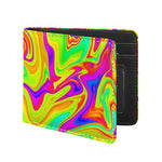 Abstract Liquid Trippy Print Bifold Wallet