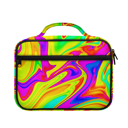 Abstract Liquid Trippy Print Briefcase Bible Bag