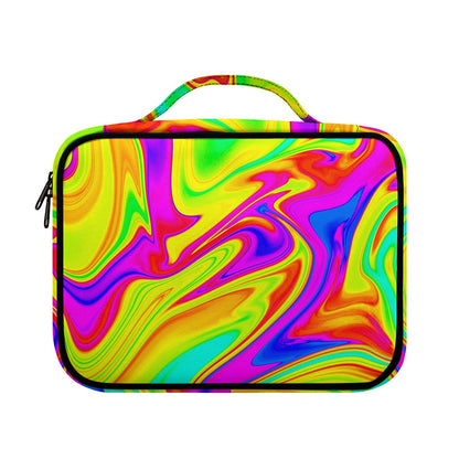 Abstract Liquid Trippy Print Briefcase Bible Bag
