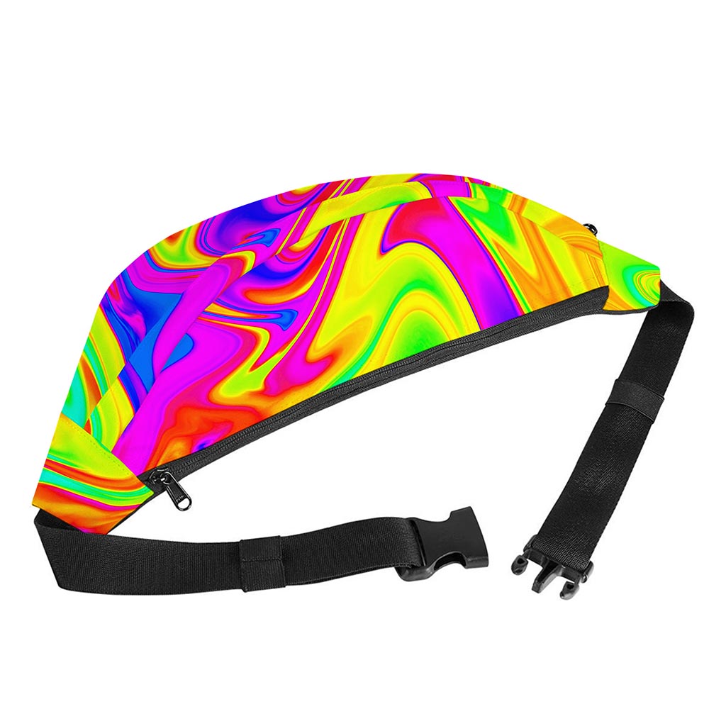 Abstract Liquid Trippy Print Fanny Pack
