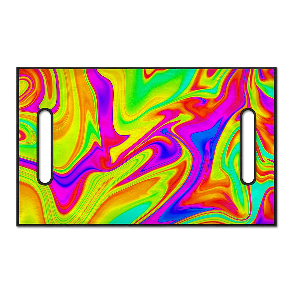 Abstract Liquid Trippy Print Golf Cart Seat Cover