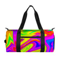 Abstract Liquid Trippy Print Gym Bag