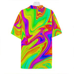 Abstract Liquid Trippy Print Hawaiian Shirt