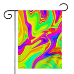Abstract Liquid Trippy Print House Flag