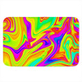 Abstract Liquid Trippy Print Indoor Door Mat