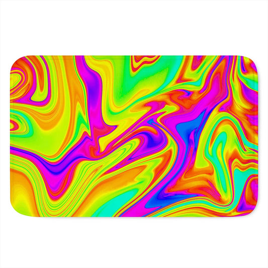 Abstract Liquid Trippy Print Indoor Door Mat