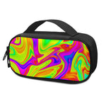 Abstract Liquid Trippy Print Insulin Cooler Travel Case