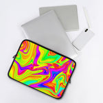 Abstract Liquid Trippy Print Laptop Sleeve